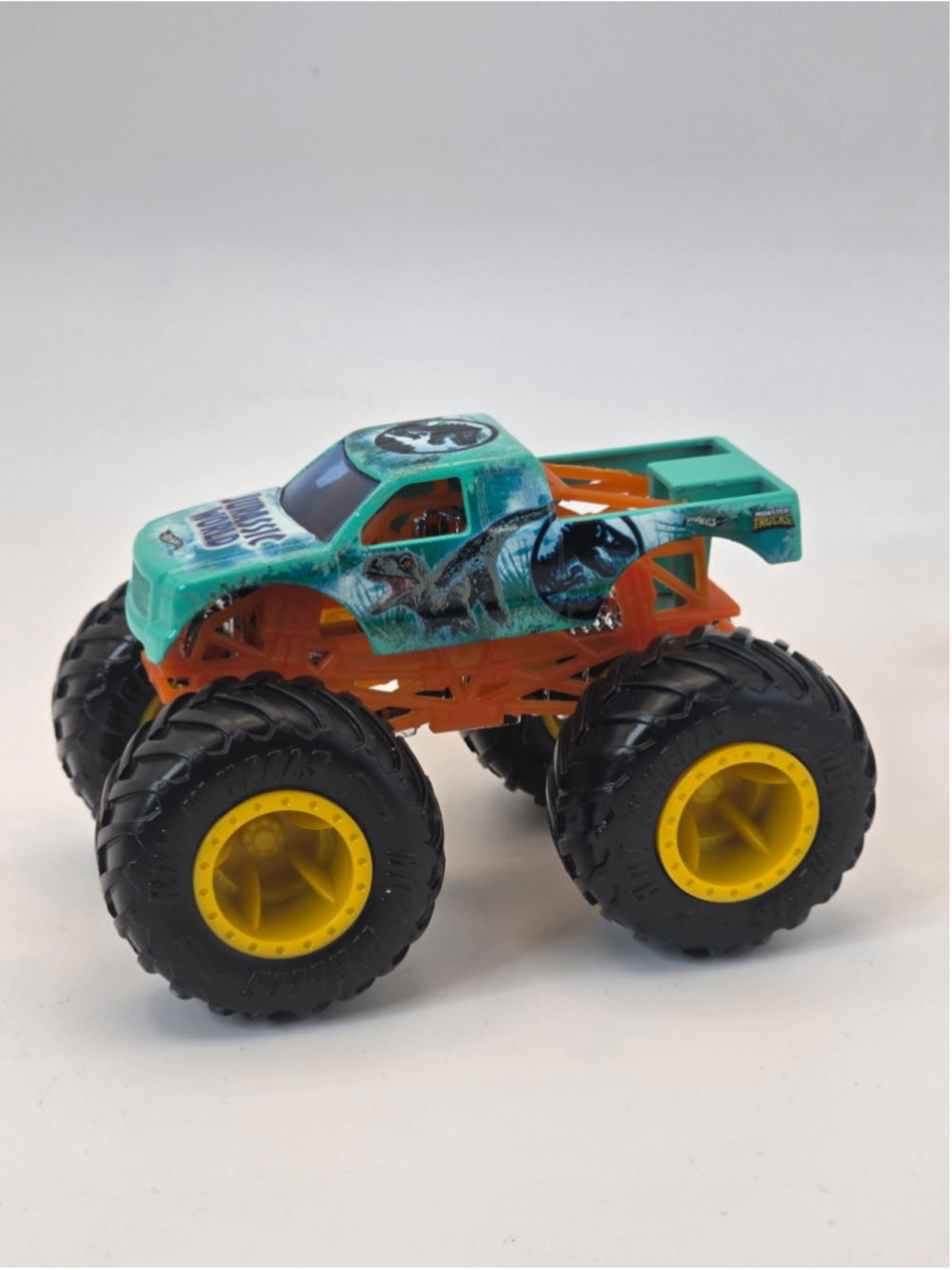 Boys Hot Wheels Jurassic World Monster Truck One Size Teal and Orange